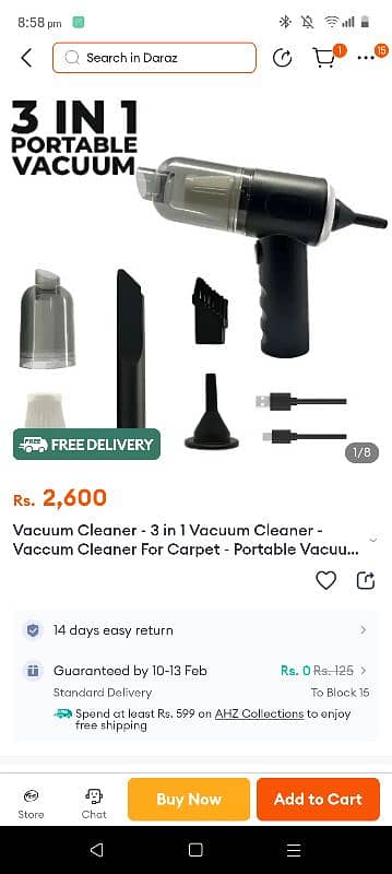 rechargeable vacuum cleaner 2