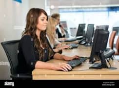 required girl office staff