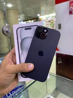 IPHONE 15 128GB NON PTA JV BLACK COLOR WITH BOX