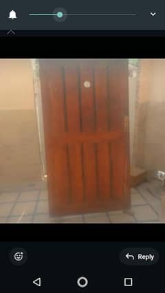 Solid Wooden door. . .