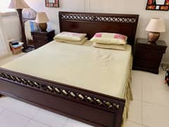 King Bed plus Dresser and Side tables