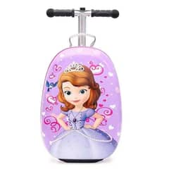 imported school bag Kids scooter trolley suitcase travel cartoon bag