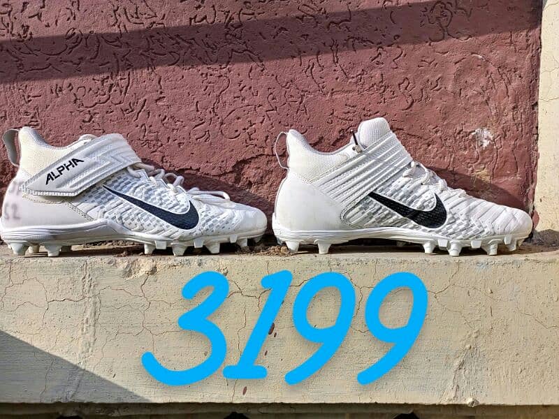 UnderArmored and nikeFootball Shoes/toes for sale 0