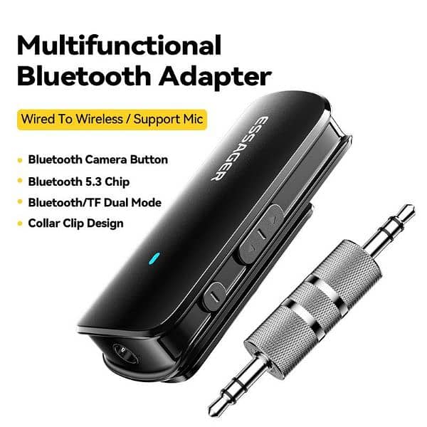 Bluetooth transmitter for mobile car home theater led tv 2