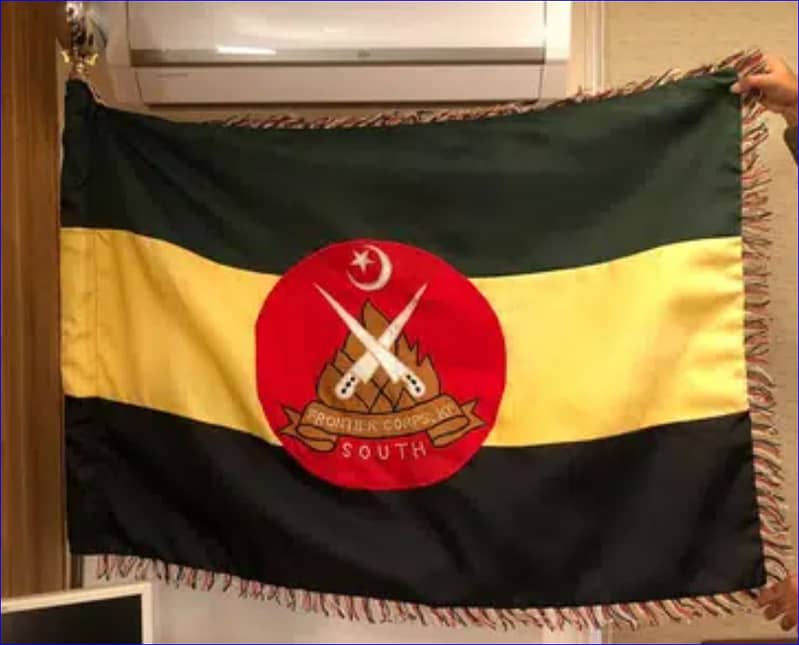 Pakistan Flag / Army Flag + vip golden Stand for army Office 10