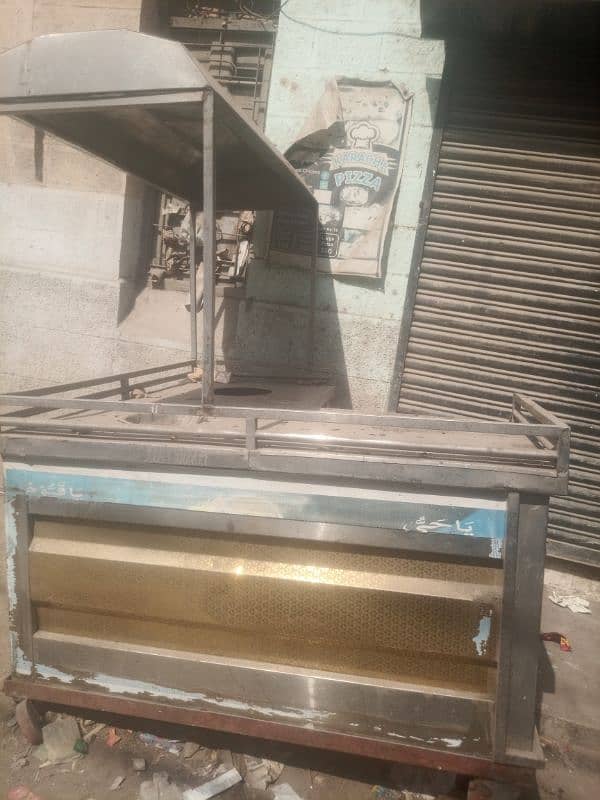 two ss steel biryani 2 deg counter for sale 0