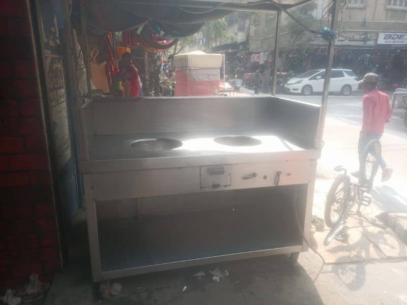 two ss steel biryani 2 deg counter for sale 4