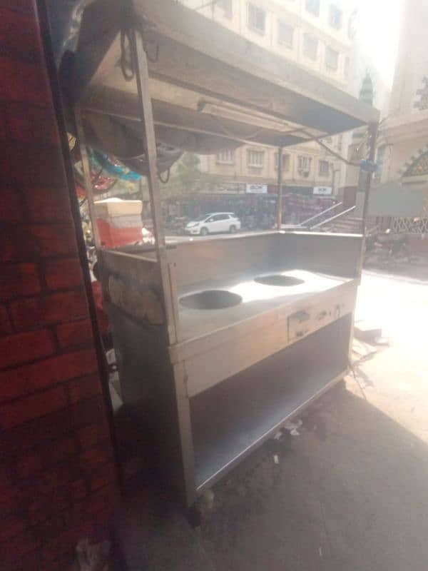 two ss steel biryani 2 deg counter for sale 5