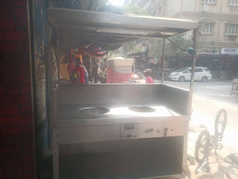 two ss steel biryani 2 deg counter for sale 6