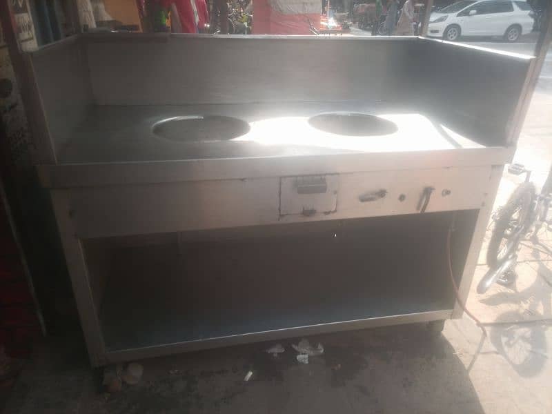 two ss steel biryani 2 deg counter for sale 7