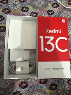 Redmi 13c 6+6 12/128 Gb 10/10 condition with box cable charger