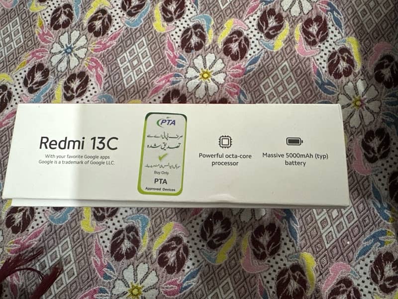 Redmi 13c 6+6 12/128 Gb 10/10 condition with box cable charger 2