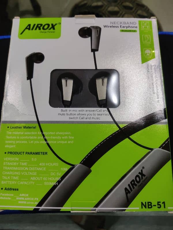 Airox wireless neckband NB-51 4