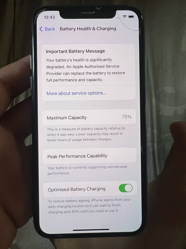 iphone x 256 gb PTA approved 1