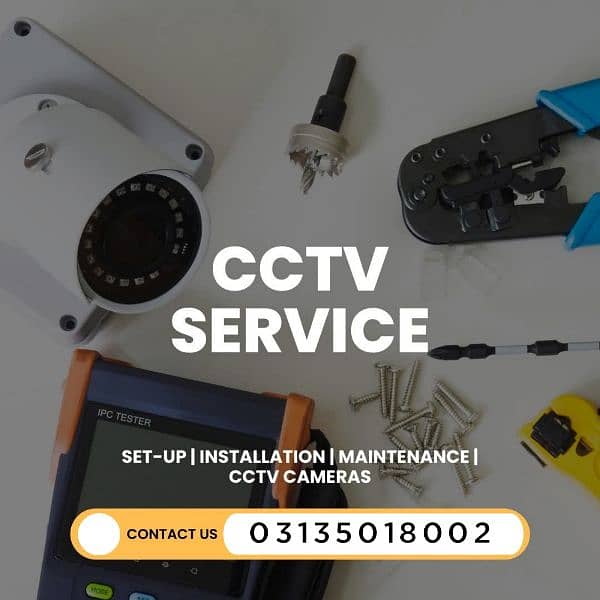 cctv camera new setup, maintenance services 0