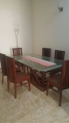 six seater dining table.