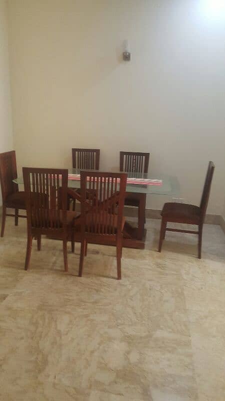 six seater dining table. 1