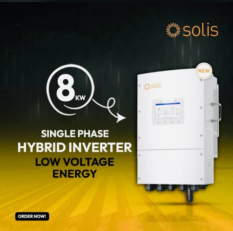 Solis | On-Grid | Hybrid | All Models Available At WholeSale Price 1