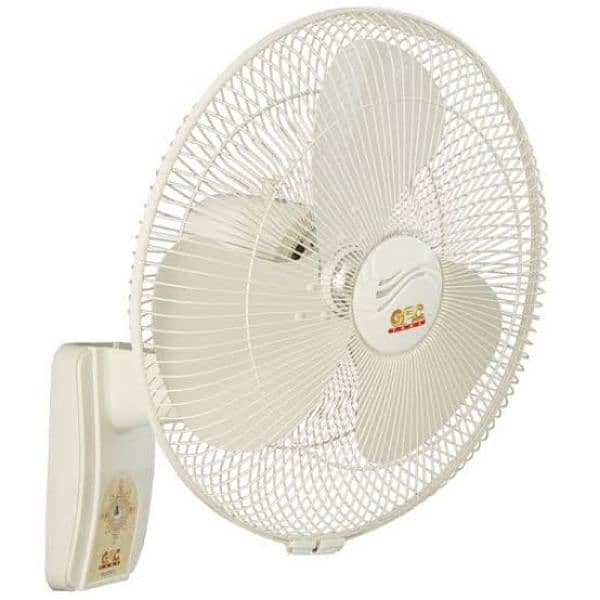 GFC bracket fan 18 size black or white 0