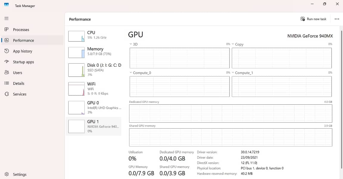 HP Intel(R) Core(TM) i7-8550U 4