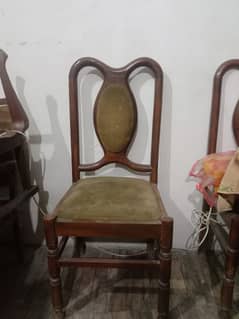 King size wooden Table Set with chairs