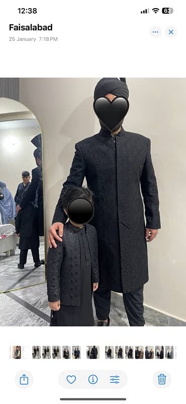 bonanza sherwani and kulla 0