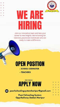 Urgent Need Female Teachers