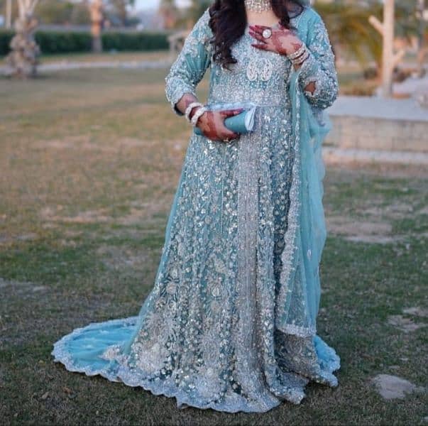 bridal walima maxi for sale only one time used 0