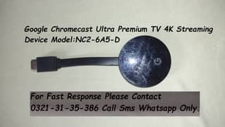 original google chromecast ultra 4k