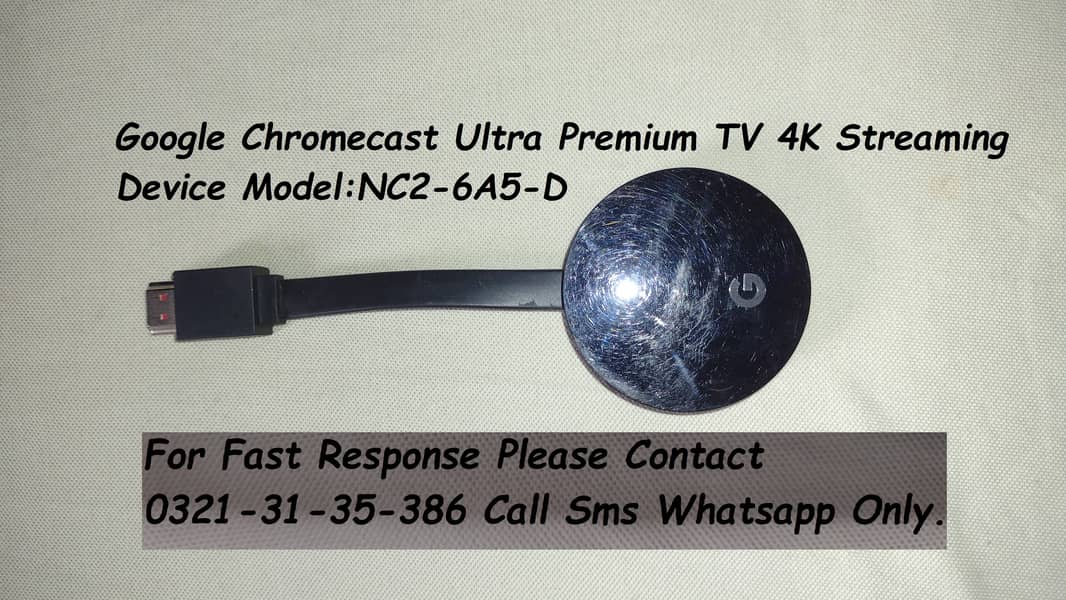 original google chromecast ultra 4k 0