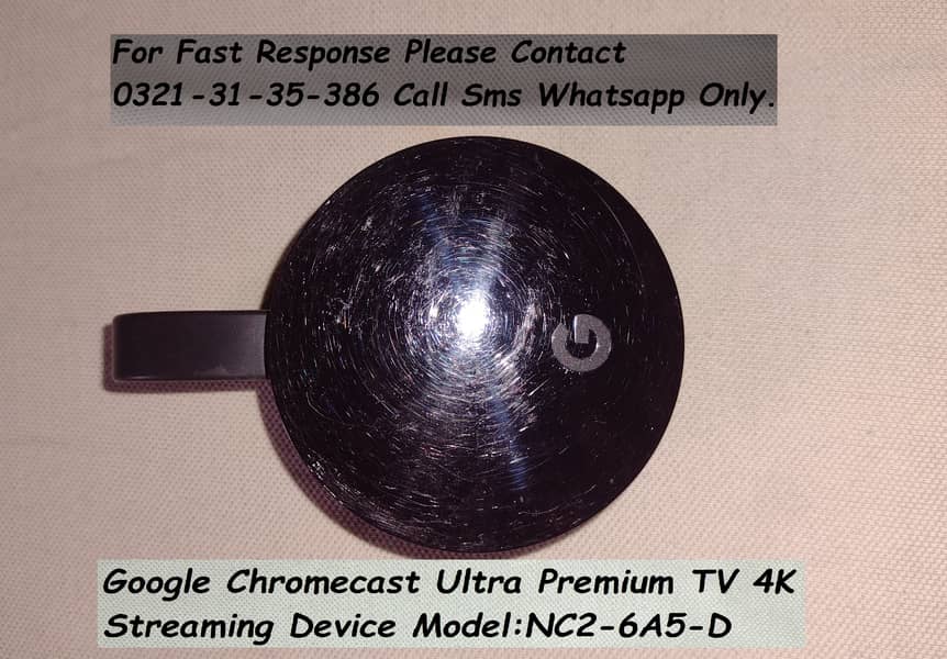 original google chromecast ultra 4k 1