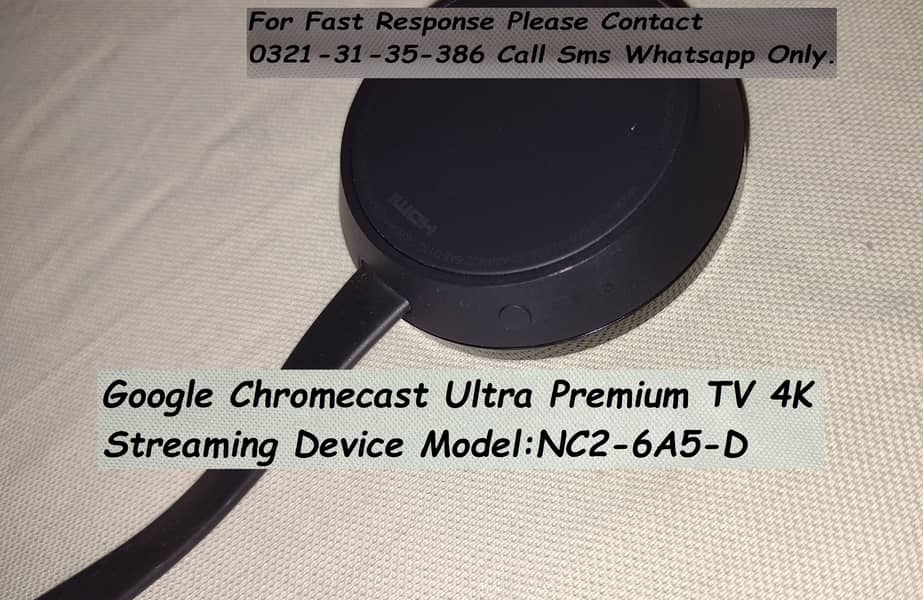 original google chromecast ultra 4k 8