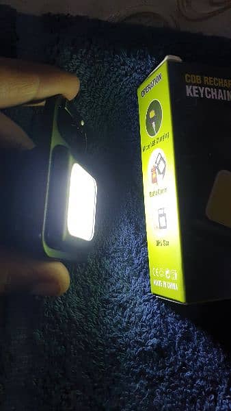 COB Rechargeable Keychain Light 1