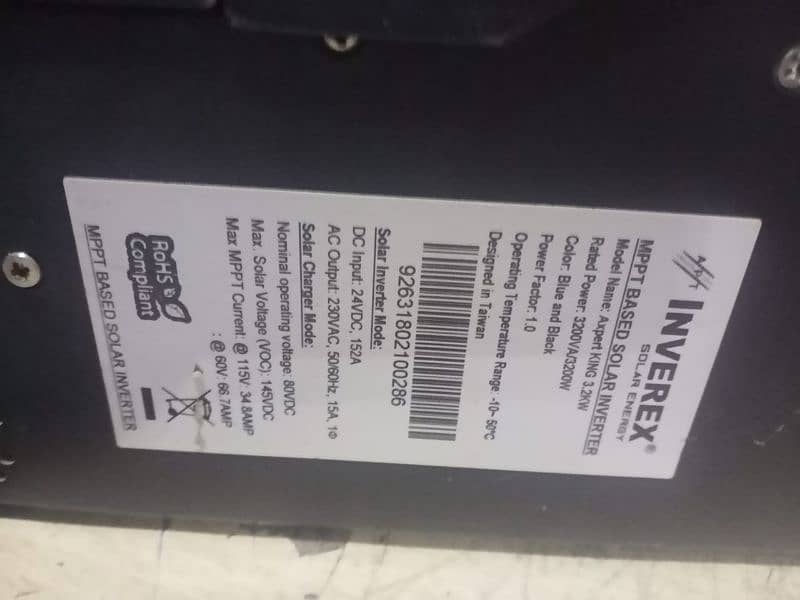 inverex solar inverter 3200 watt warranty ni hai 1