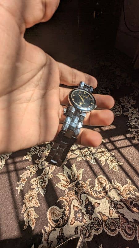 BLACK FLARING RADO WATCH ORIGINAL FOR SALE 1