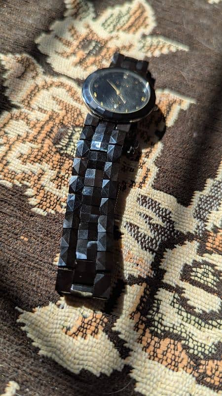 BLACK FLARING RADO WATCH ORIGINAL FOR SALE 3