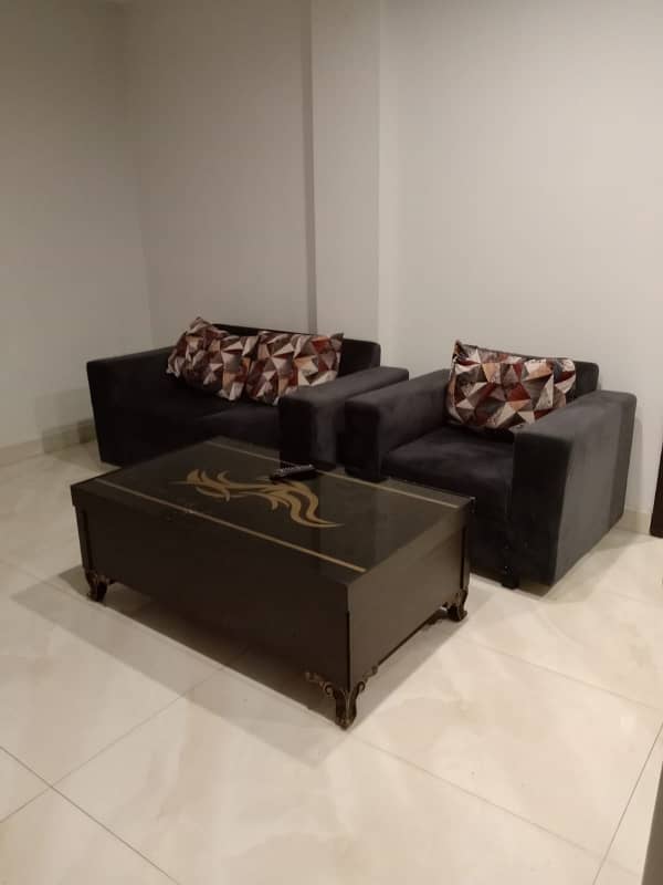 One Bed Room Tv Lunch Kichan Attach Bathroom Fully Luxury Furnished Apartment Available In Bahria Town Lahore Near Market Bank Park Masjid 5