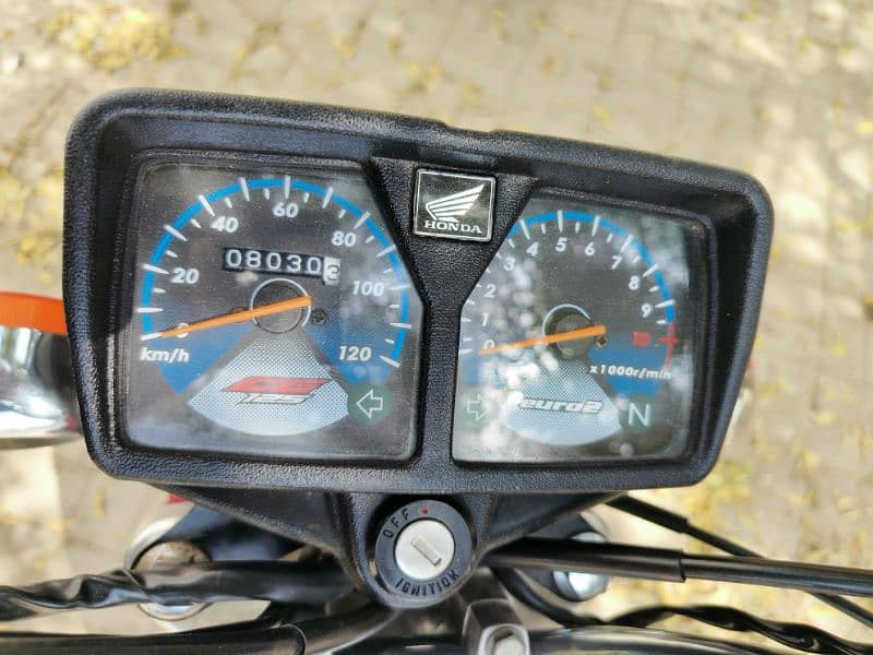 honda CG 125 2023 8000 original meter 5