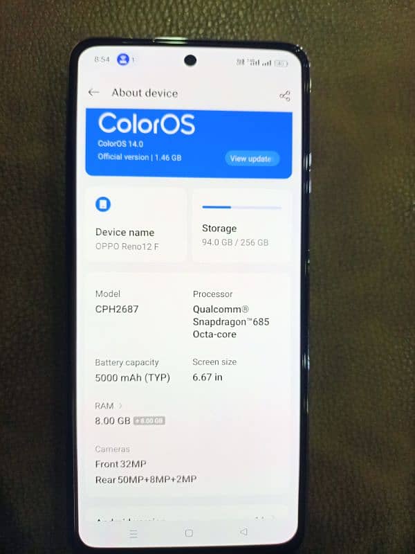 Oppo Reno 12F for Sale – Excellent Condition! 2