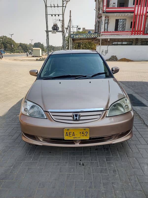 Honda civic vti 2002 airbags neat and clean car geniun condition 1