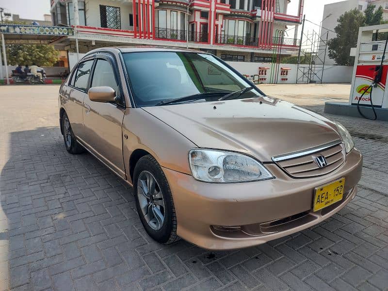 Honda civic vti 2002 airbags neat and clean car geniun condition 6