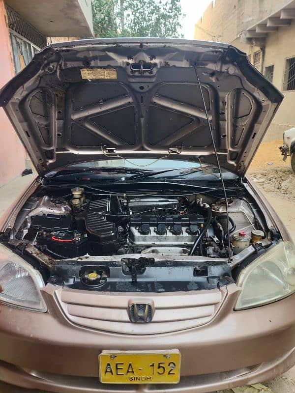 Honda civic vti 2002 airbags neat and clean car geniun condition 15