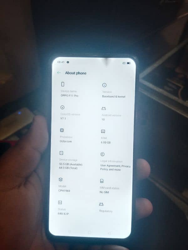 oppo f11 pro 6/64 7