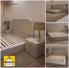 Modern king size bed set