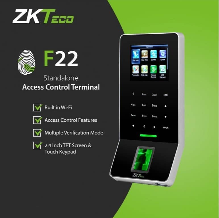 Zkteco Fingerprint Card Code Face zkt all model access control machine 1