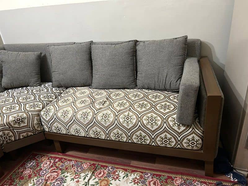 L shape 5 seater sofa for sale 1