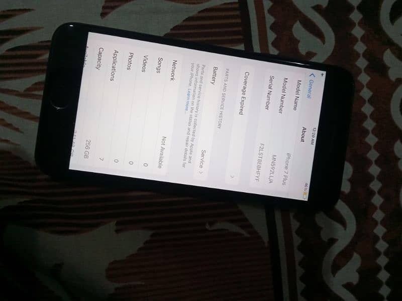 I phone 7 plus 256gb 2