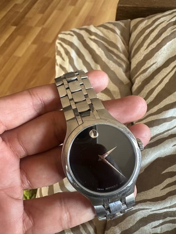 ORIGINAL Movado Museum Classic Men’s Wrist Watch 5