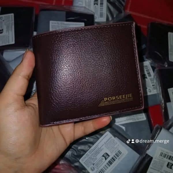 Slim in original leather imported wallet - Available in stock - 0