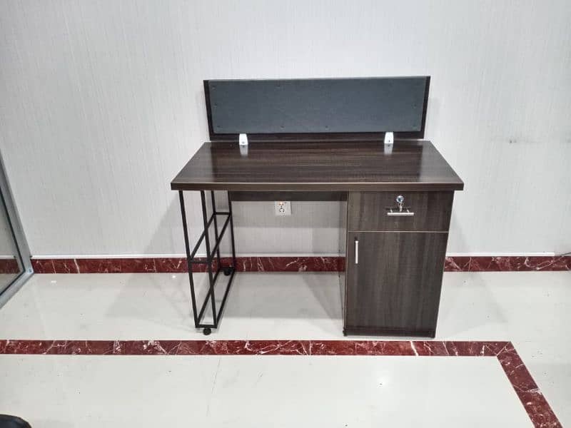 Workstation with storage, office table, working table, laptop table 5